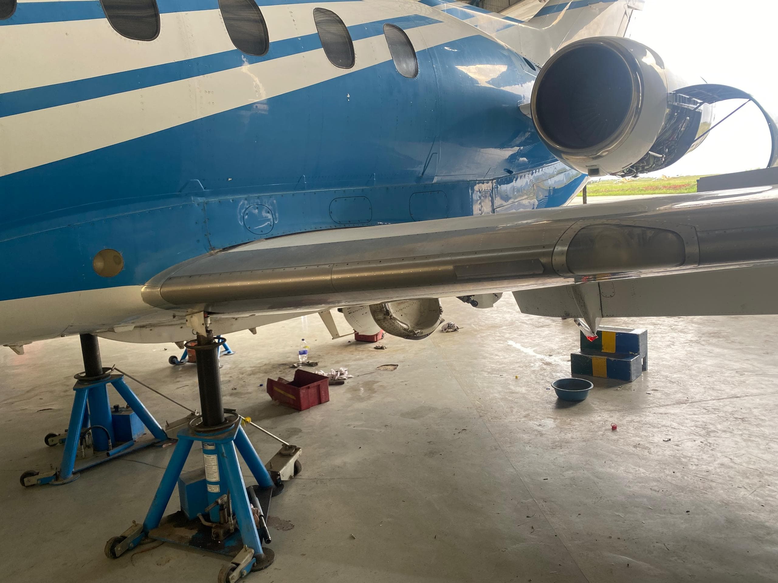 Hawker 700 Series at Police Airwing Hangar